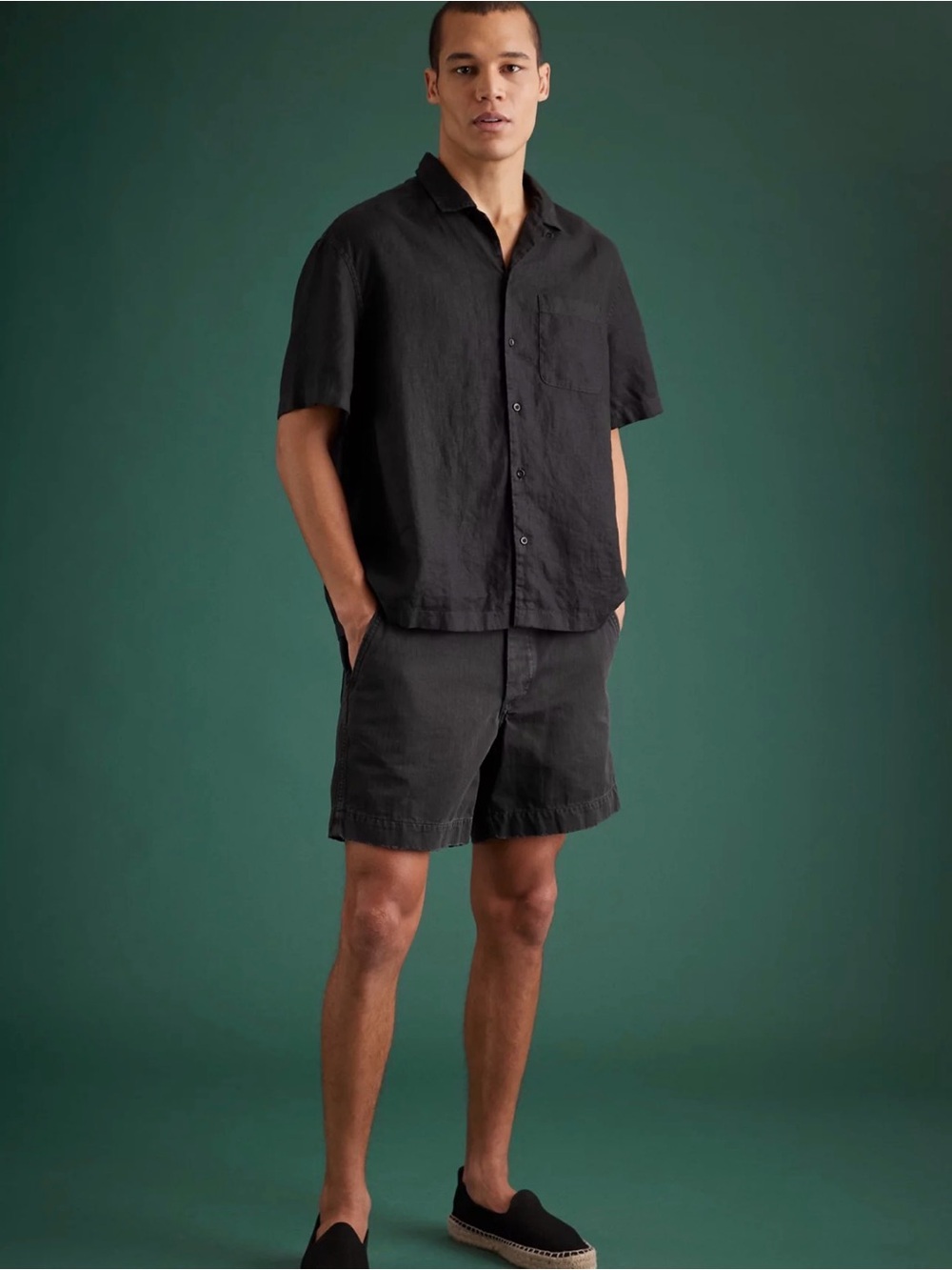 AE77 Premium Military Short Men’s Charcoal Button-Fly